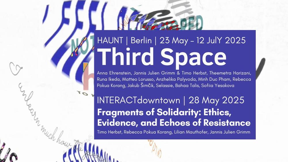 Jannis Julien Grimm & Timo Herbst, Gaza new quarter of Berlin, 2025, 2 HD videos,12.32 min, Courtesy of the artists, Image credits Timo Herbst & Jannis Julien Grimm